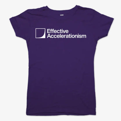 Effective Accelerationism-Women's T-Shirt-Violet