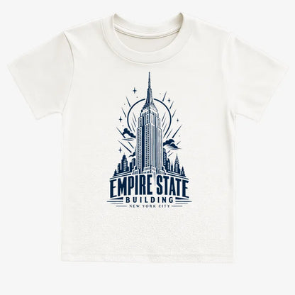 Empire State Building-Kids T-Shirt-White