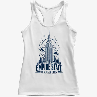 Empire State Building-Women's Tank Top-Snow