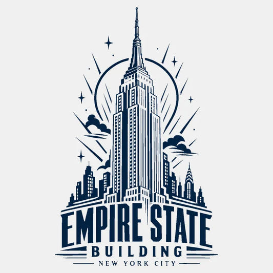 Empire State Building graphic tee design