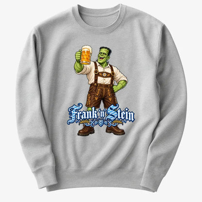 Frank 'n Stein-Sweatshirt-Gray Heather