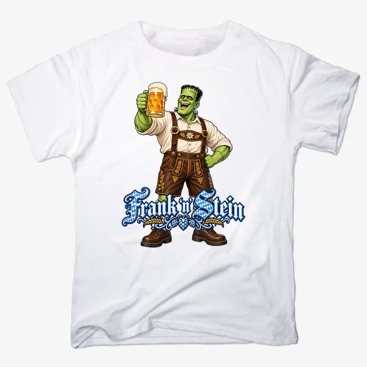 Frank 'n Stein-Unisex Heavyweight T-Shirt-White