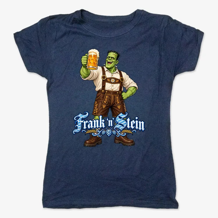Frank 'n Stein-Women's T-Shirt-True Navy