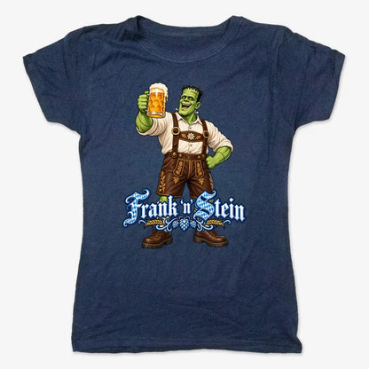 Frank 'n Stein-Women's T-Shirt-True Navy