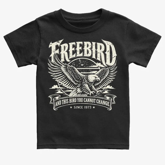 Freebird-Kids T-Shirt-Black