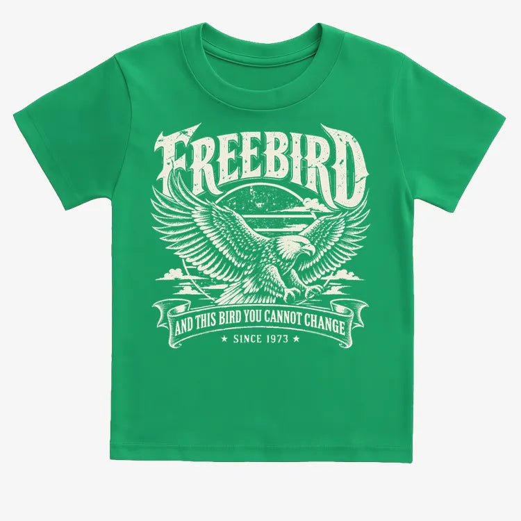 Freebird-Kids T-Shirt-Green