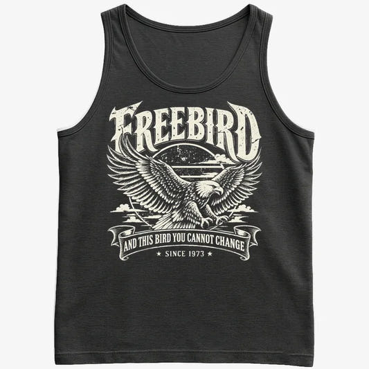 Freebird-Men's Tank Top-Black