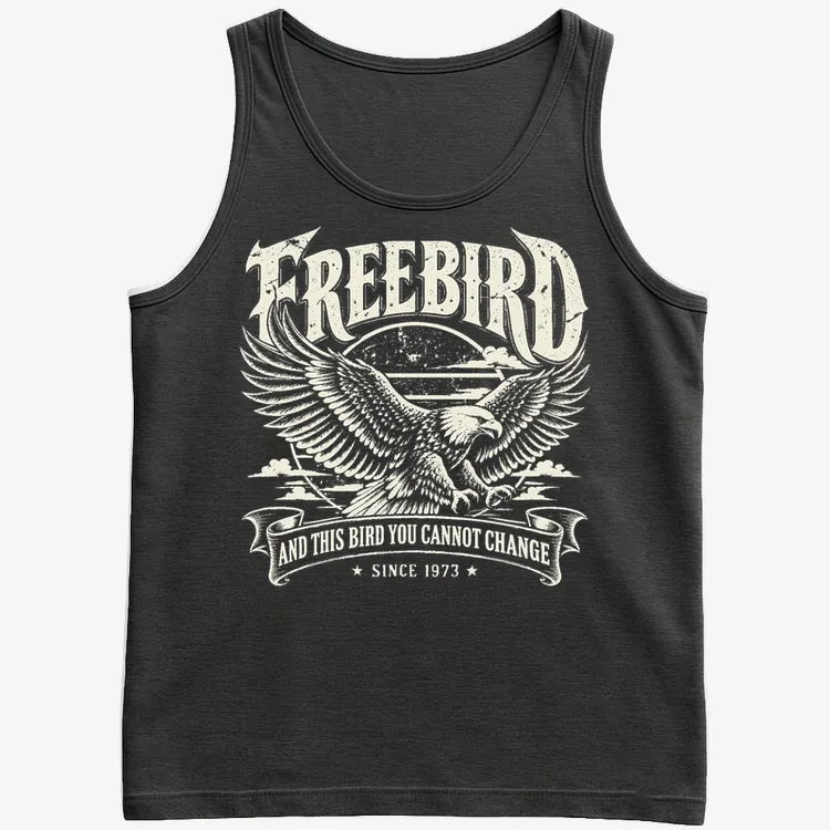 Freebird-Men's Tank Top-Black
