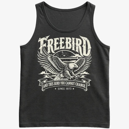 Freebird-Men's Tank Top-Black