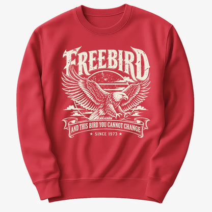 Freebird-Sweatshirt-Red