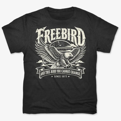 Freebird-Unisex Heavyweight T-Shirt-Black