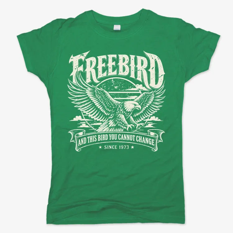 Freebird-Women's T-Shirt-Lucky Green