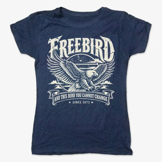 Freebird-Women's T-Shirt-True Navy