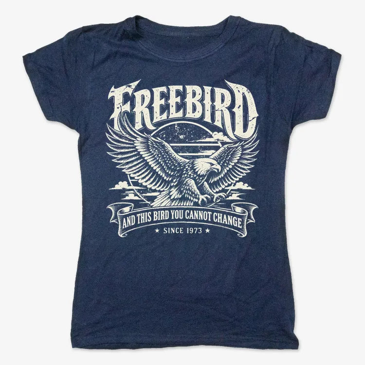 Freebird-Women's T-Shirt-True Navy
