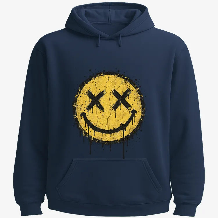 Grunge Revival Tour Tee-Hoodie-Navy Blue
