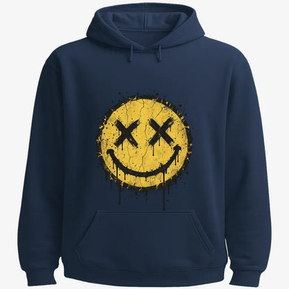 Grunge Revival Tour Tee-Hoodie-Navy Blue