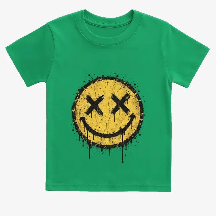 Grunge Revival Tour Tee-Kids T-Shirt-Green