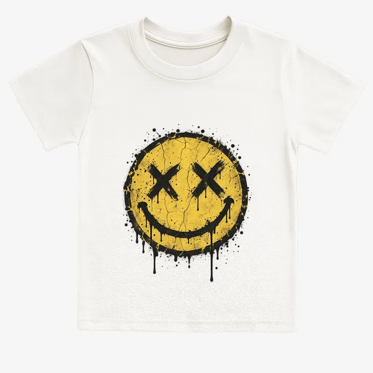 Grunge Revival Tour Tee-Kids T-Shirt-White