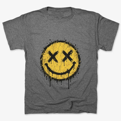Grunge Revival Tour Tee-Men's T-Shirt-Charcoal Heather