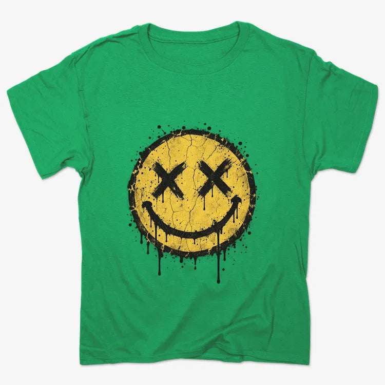 Grunge Revival Tour Tee-Men's T-Shirt-Kelly Green Heather