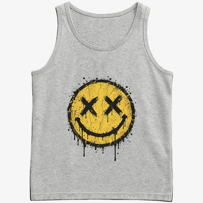Grunge Revival Tour Tee-Men's Tank Top-Gray Heather
