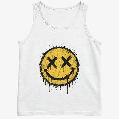 Grunge Revival Tour Tee-Men's Tank Top-White
