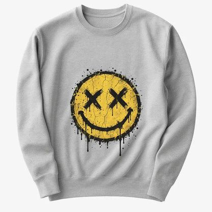 Grunge Revival Tour Tee-Sweater-Gray Heather