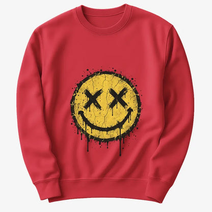 Grunge Revival Tour Tee-Sweater-Red