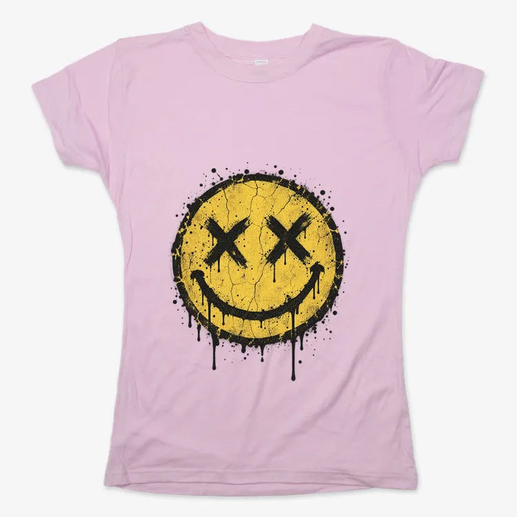 Grunge Revival Tour Tee-Women's T-Shirt-Soft Pink