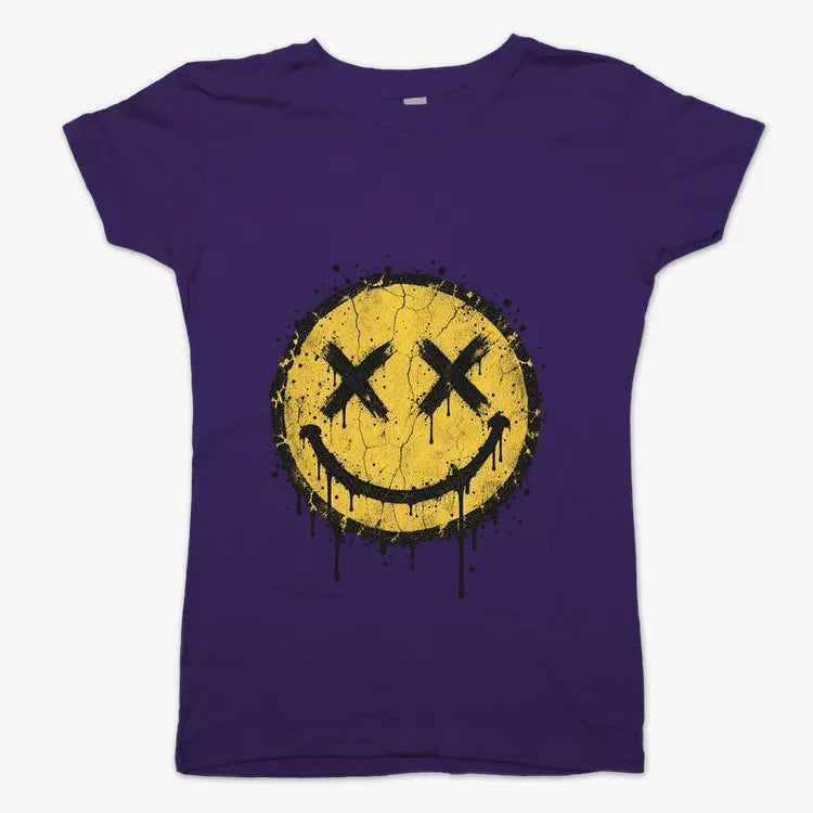 Grunge Revival Tour Tee-Women's T-Shirt-Violet