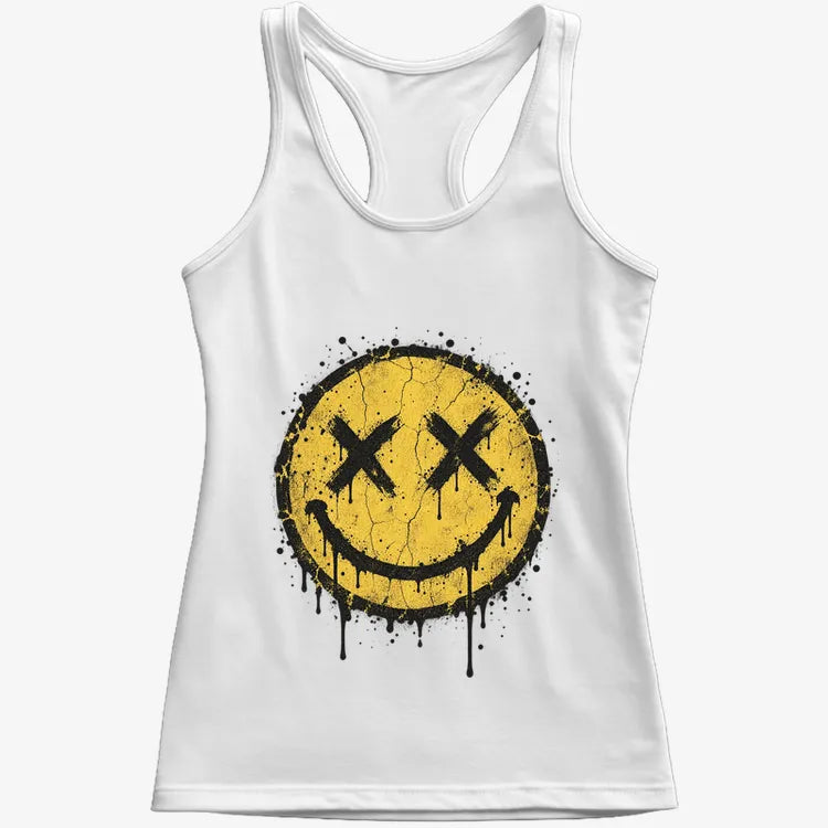 Grunge Revival Tour Tee-Women's Tank Top-Snow