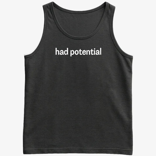 Had Potential-Men's Tank Top-Black