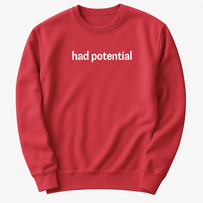 Had Potential-Sweater-Red