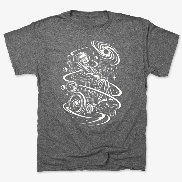 Hawking Tribute-Unisex Heavyweight T-Shirt-Charcoal Heather