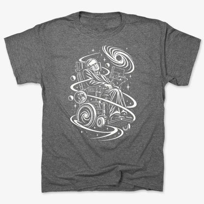 Hawking Tribute-Unisex Heavyweight T-Shirt-Charcoal Heather