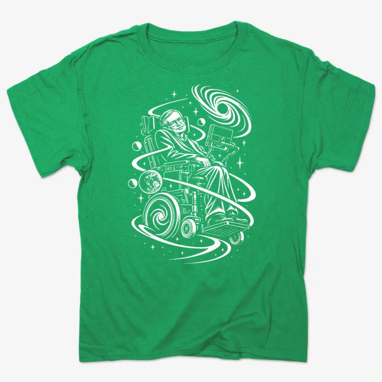 Hawking Tribute-Unisex Heavyweight T-Shirt-Kelly Green Herather