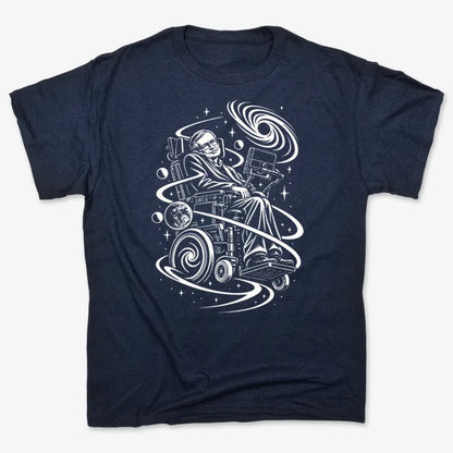 Hawking Tribute-Unisex Heavyweight T-Shirt-Navy Blue