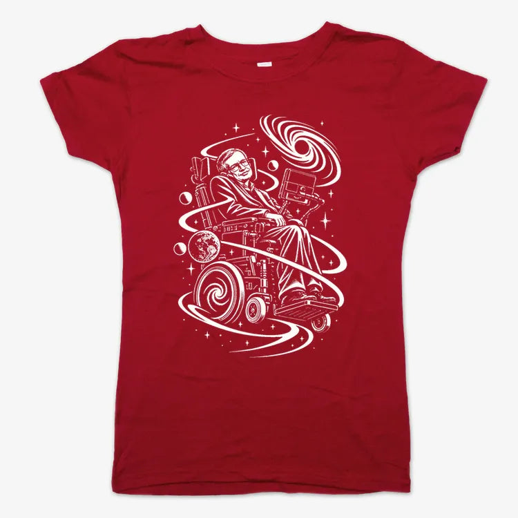 Hawking Tribute-Women's T-Shirt-Deep Red