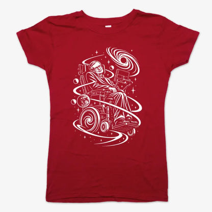 Hawking Tribute-Women's T-Shirt-Deep Red