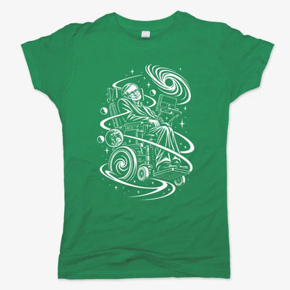 Hawking Tribute-Women's T-Shirt-Lucky Green