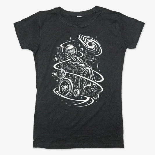 Hawking Tribute-Women's T-Shirt-Midnight