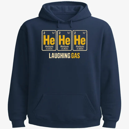 He He He Laughing Gas-Hoodie-Navy Blue