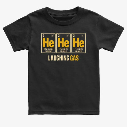 He He He Laughing Gas-Kids T-Shirt-Black