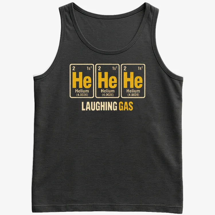 He He He Laughing Gas-Men's Tank Top-Black