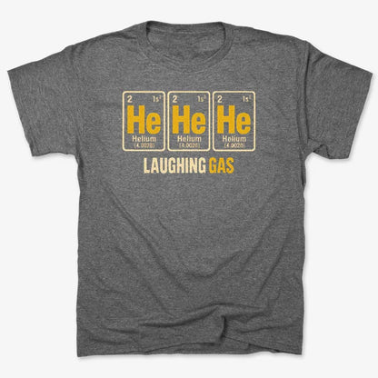 He He He Laughing Gas-Unisex Heavyweight T-Shirt-Charcoal Heather
