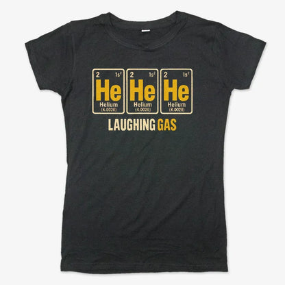 He He He Laughing Gas-Women's T-Shirt-Midnight