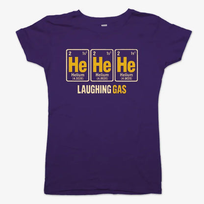 He He He Laughing Gas-Women's T-Shirt-Violet