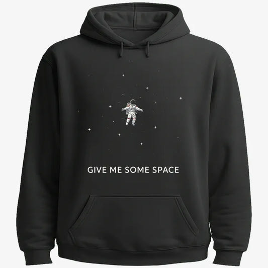 Give Me Some Space-Hoodie-Black