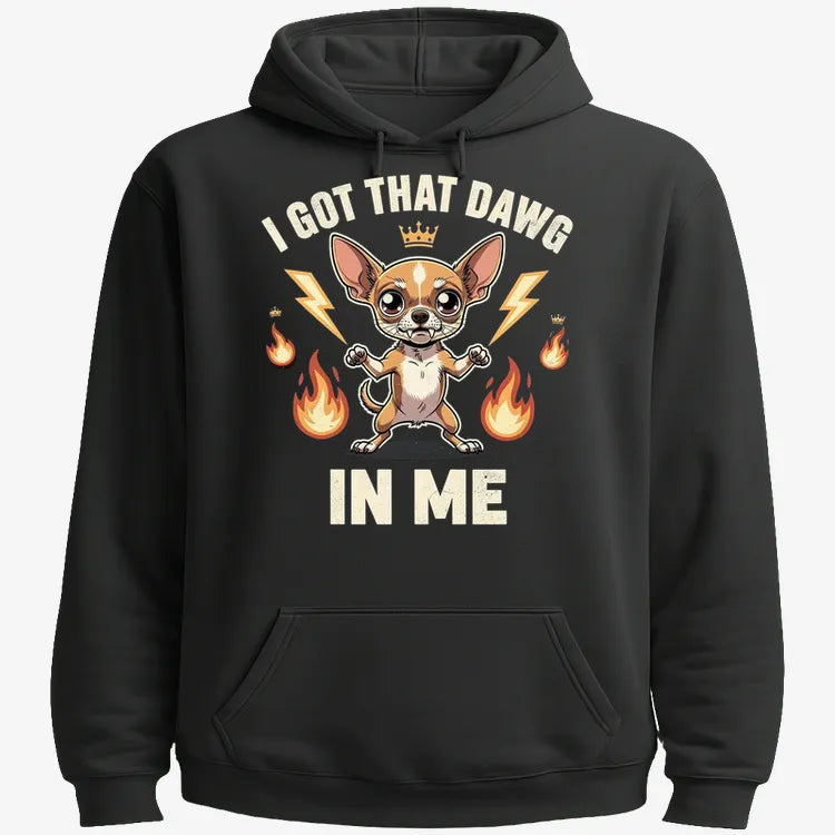 I Got That Dawg In Me-Hoodie-Black