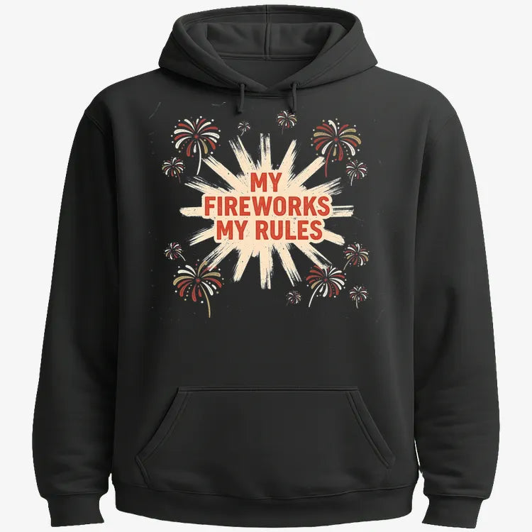 My Fireworks My Rules-Hoodie-Black